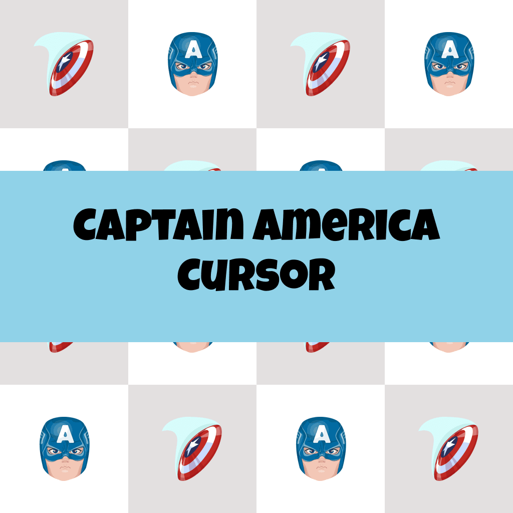 Preview Captain America cursor custom cursor pack